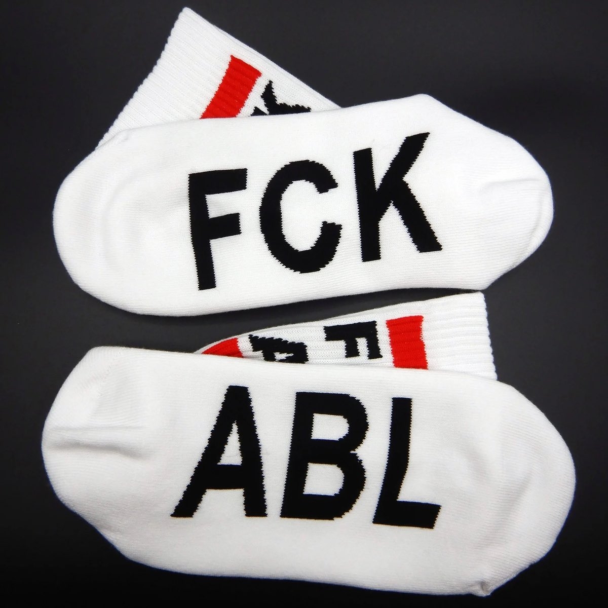 SK8ERBOY - Socken I FCK ABL I weiß I EU 43-46