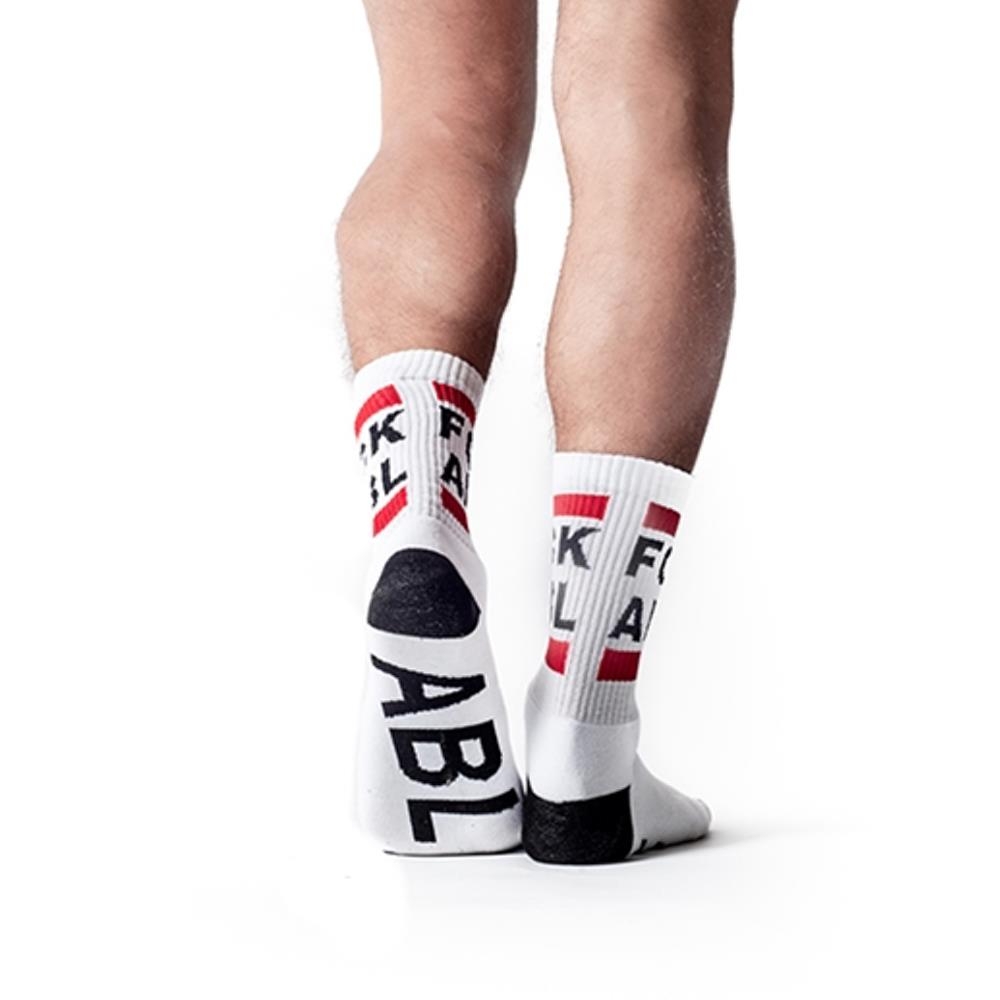SK8ERBOY - Socken I FCK ABL I weiß I EU 47-50