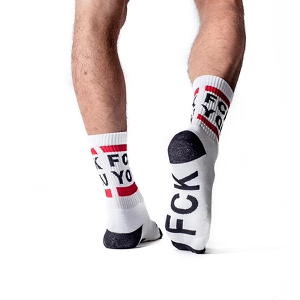 SK8ERBOY - Socken I FCK YOU I weiß I EU 47-50
