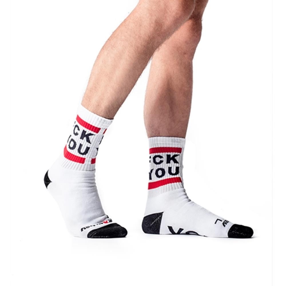 SK8ERBOY - Socken I FCK YOU I weiß I EU 47-50