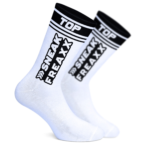 SNEAKFREAXX - Socken "Top Classic" (weiß-schwarz)