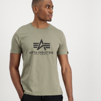 ALPHA INDUSTRIES - Basic T-Shirt I olive L
