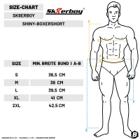 SK8ERBOY - Shiny-Boxershort I schwarz I