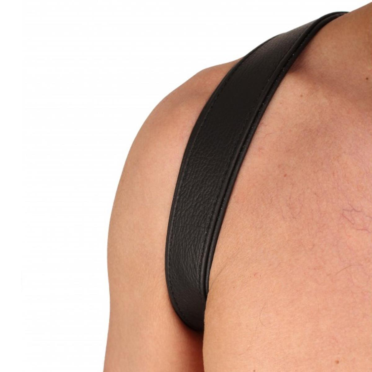 THE RED - Schulter-Harness I Butterfly I Leder I schwarz