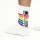 SK8ERBOY - Socken I Pride-Edition I regenbogenfarben I weiß I