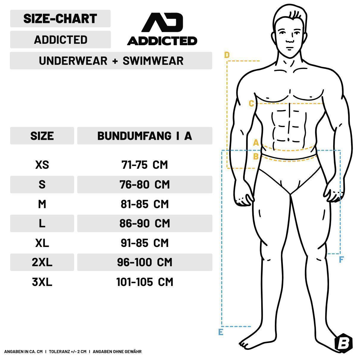 ADDICTED - Push-Up Boxershort "Mesh-Trunk" (gelb) S