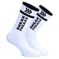 SNEAKFREAXX - Socken I Play-Edition I weiß-schwarz