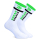 SNEAKFREAXX - Socken "Play-Edition" (weiß-neongrün)