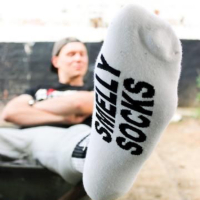 SK8ERBOY - Socken I Smelly Socks I weiß
