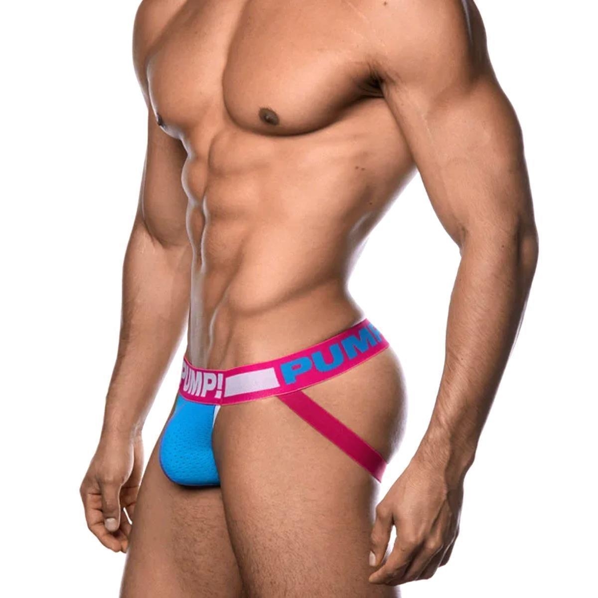 PUMP! - Jockstrap I Sugar-Rush I blau-pink I XL