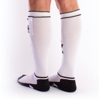 BRUTUS - Socken "Gas-Mask-Party-Socks" (weiß-schwarz)