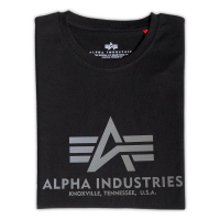 ALPHA INDUSTRIES - T-Shirt I Reflective-T I schwarz 3XL