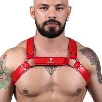 SPARTAS - Brust-Harness I rot S-M