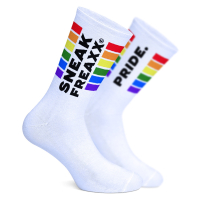 SNEAKFREAXX - Socken I PRIDE-Edition I weiß I...
