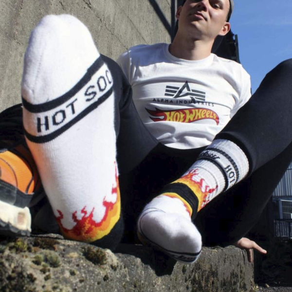 SK8ERBOY - Socken "HOT Socks" (weiß)