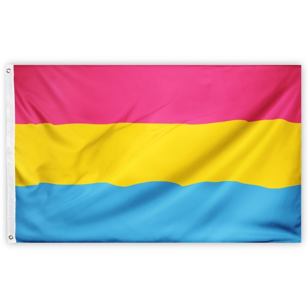 PRIDE-Flagge I Pansexuell I 90 x 150-cm