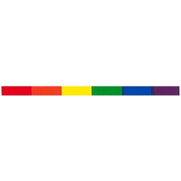Aufkleber für Autokennzeichen - Regenbogenfarben