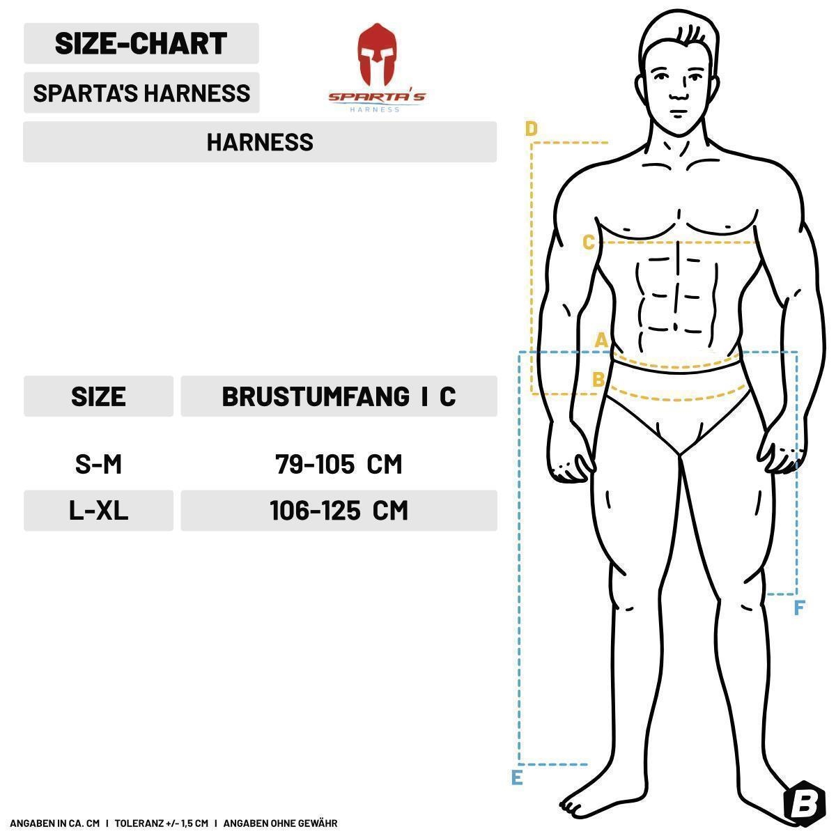 SPARTAS - Body-Harness + Jockstrap I Army I schwarz-gelb