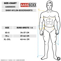 AASSSOXX - Basic Shiny-Nylon-Boxershort I Sling I weiß