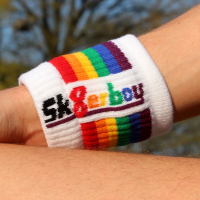 SK8ERBOY - Sweatband "PRIDE-EDITION" (weiß)