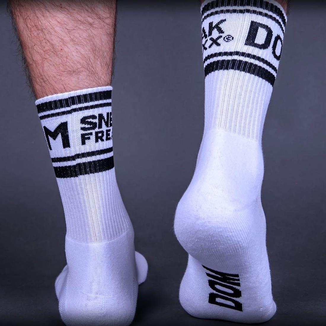 SNEAKFREAXX - Socken I Dom Socks I weiß-schwarz