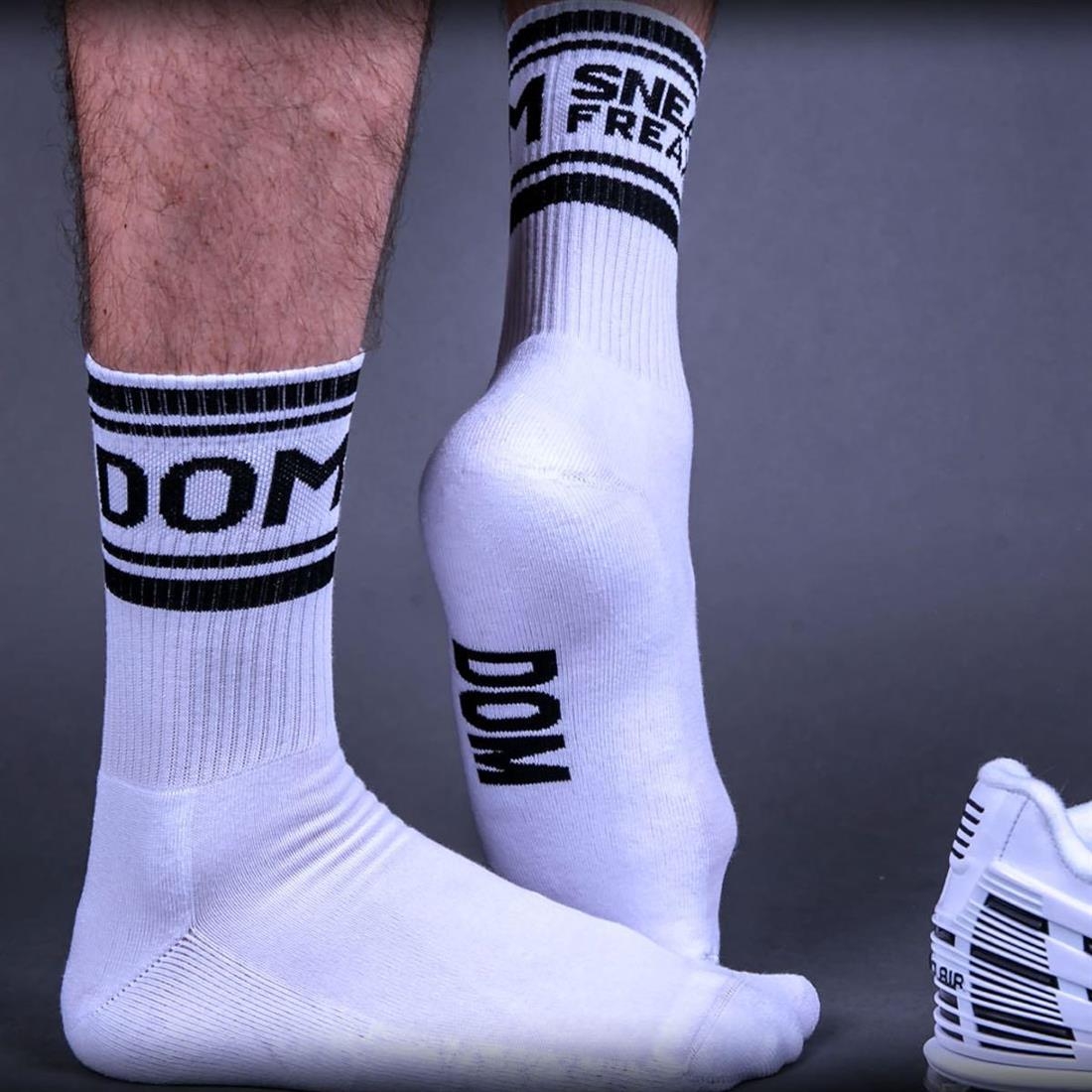 SNEAKFREAXX - Socken I Dom Socks I weiß-schwarz