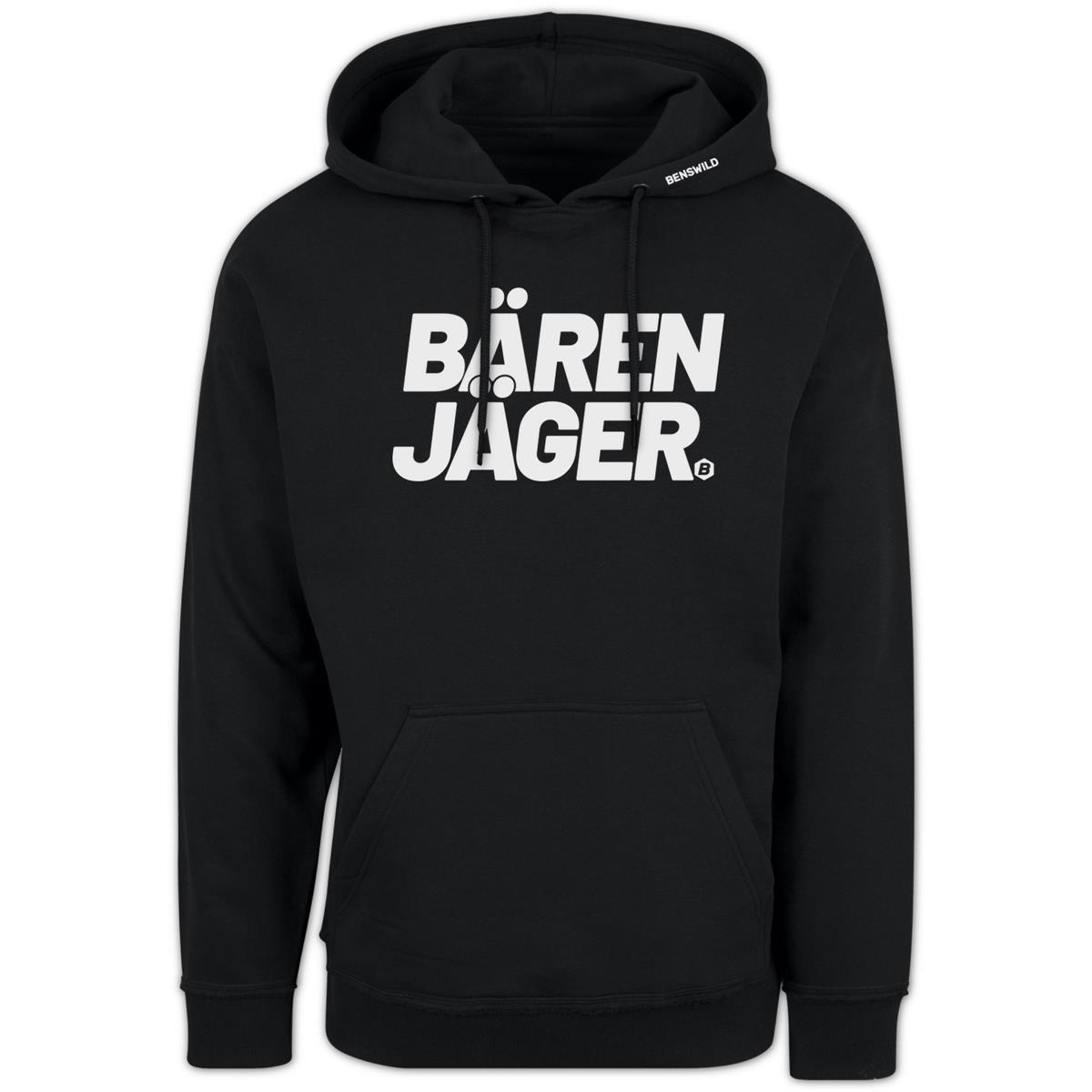 BENSWILD - HOODIE BÄREN-JÄGER I SCHWARZ 2XL