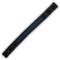 665 - Neopren Cockring "Racer Gun Strap" (blau)