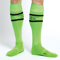 MISTER B I Urban Football Socken I neon-grün