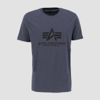 ALPHA INDUSTRIES - Basic T-Shirt (grauschwarz-schwarz)