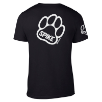 BENSWILD - Custom Puppy-Play T-Shirt I Pfote + Name I schwarz I Back-Print