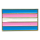 Premium Pin - Transgender Pride-Flagge I gold