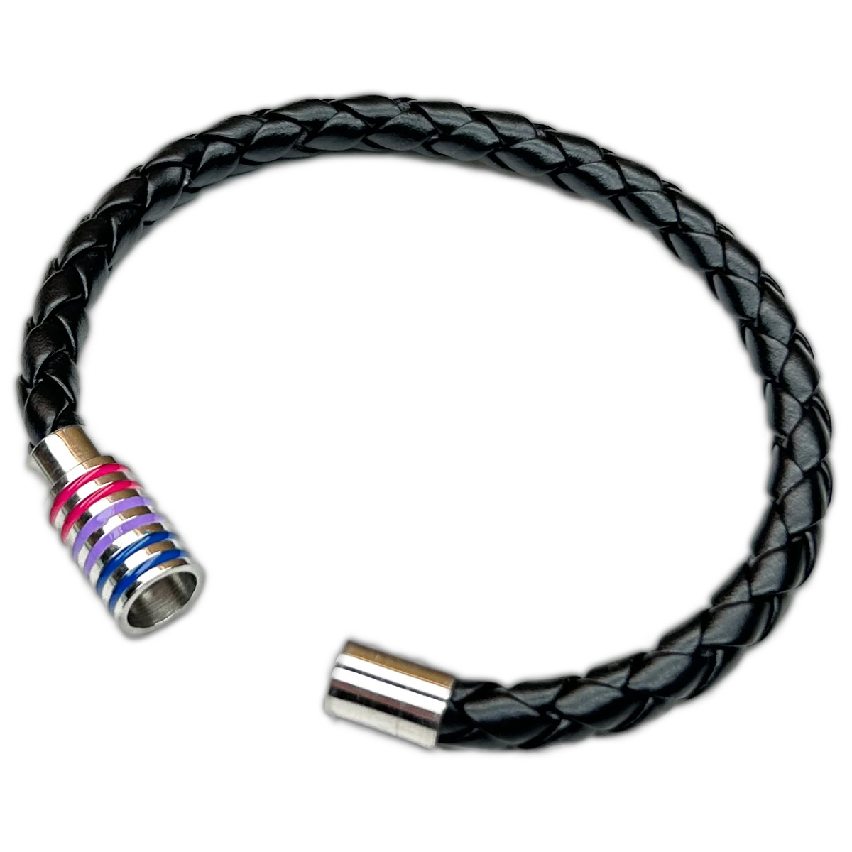 PRIDE - Armband mit Magnetverschluss I Bisexuell I schwarz