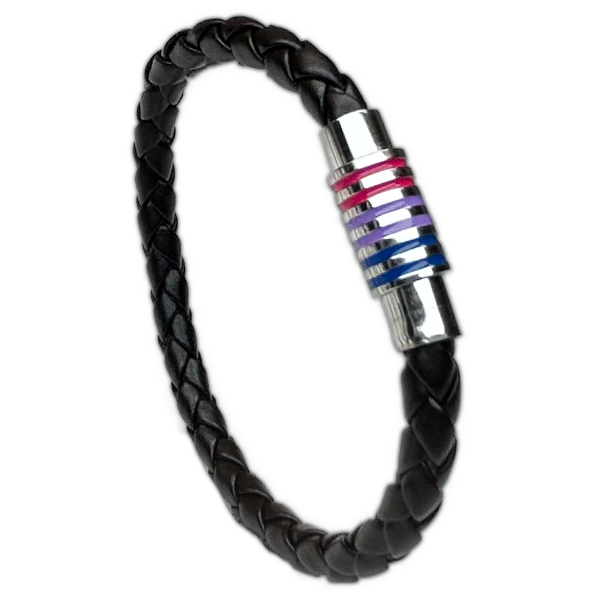 PRIDE - Armband mit Magnetverschluss I Bisexuell I schwarz