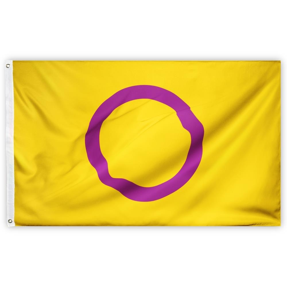 PRIDE-Flagge I Intersexuell I 90 x 150-cm