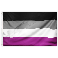 Asexuell I Ace I Pride-Flagge I 90 x 150-cm