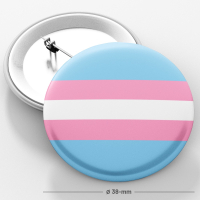 PRIDE-Button I 3er-Pack I Transgender-Flagge I ø...