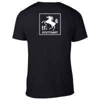 LC STUTTGART - T-Shirt I Vereinslogo I Brust + Back-Print I schwarz