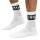 MISTER B - Crew Socken I SLUT I weiß I