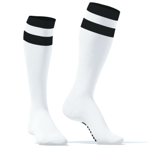 SNEAKXX - Socken I High-Socks I HARD I weiß-schwarz