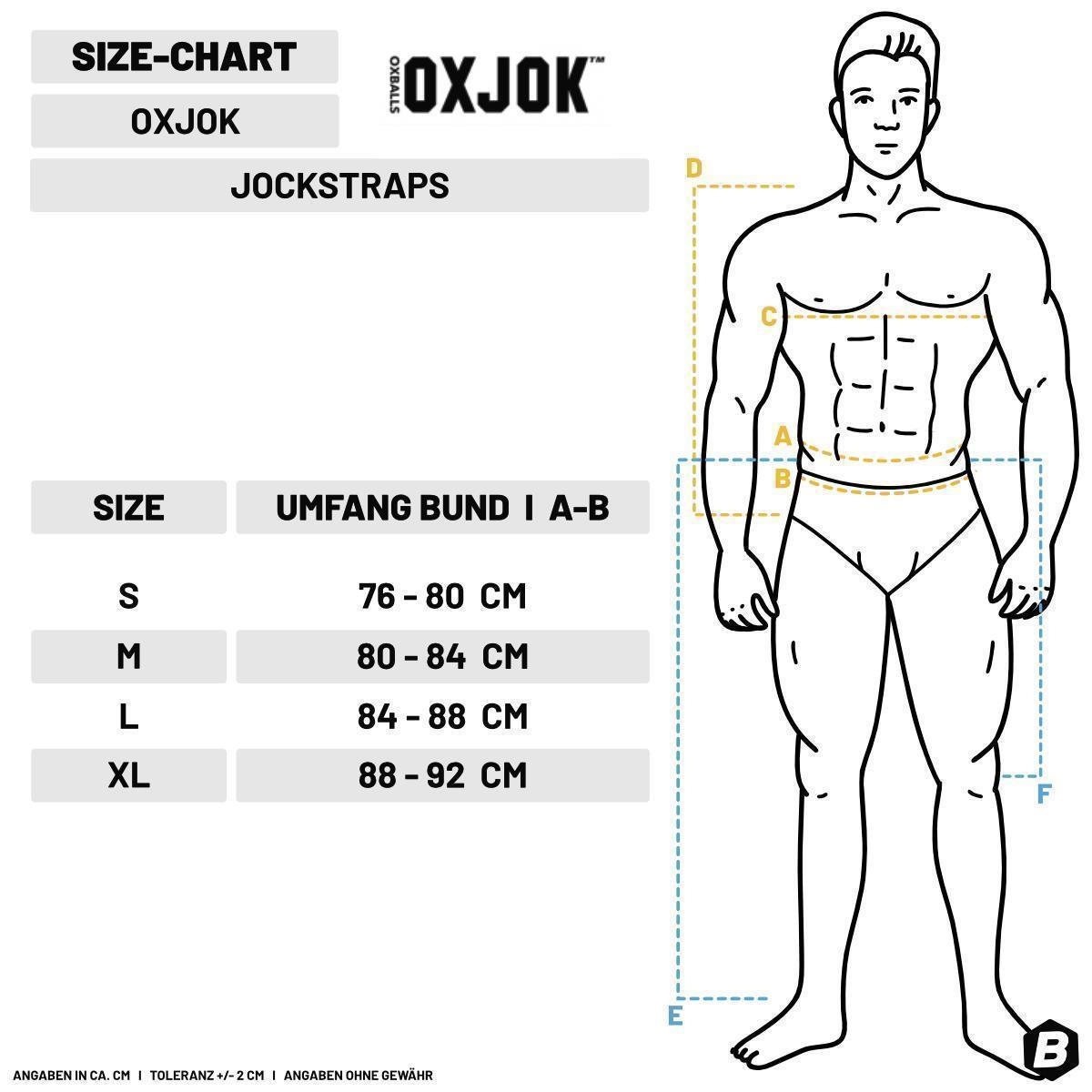 OXBALLS OXJOK - Jockstrap I AIRMESH I Upthrust Slider-Jock I blau-schwarz I