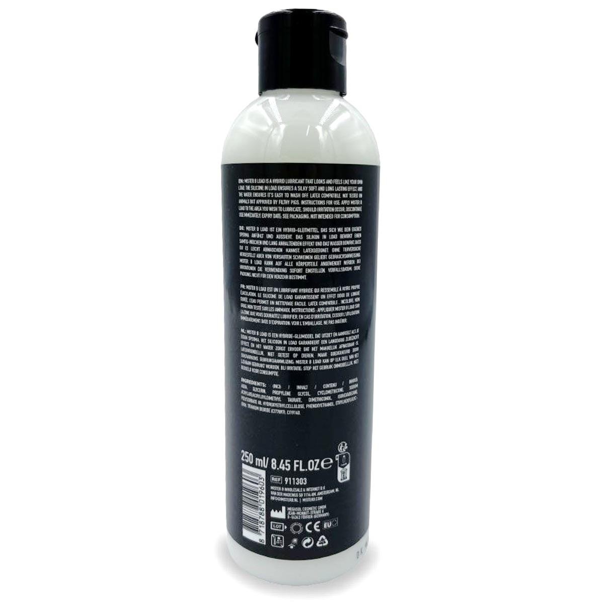 MISTER B - LOAD Classic I  Gleitgel auf Hybridbasis I inkl. Pumpspender I 250-ml Flasche