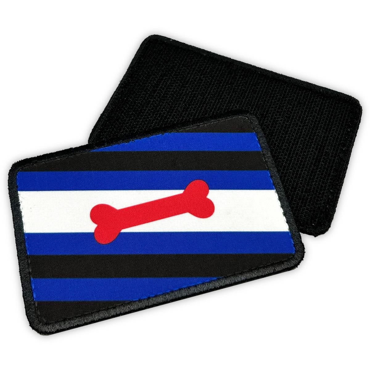 PRIDE - Klett-Patch I Puppy-Play-Flagge I 6,5 x 10-cm