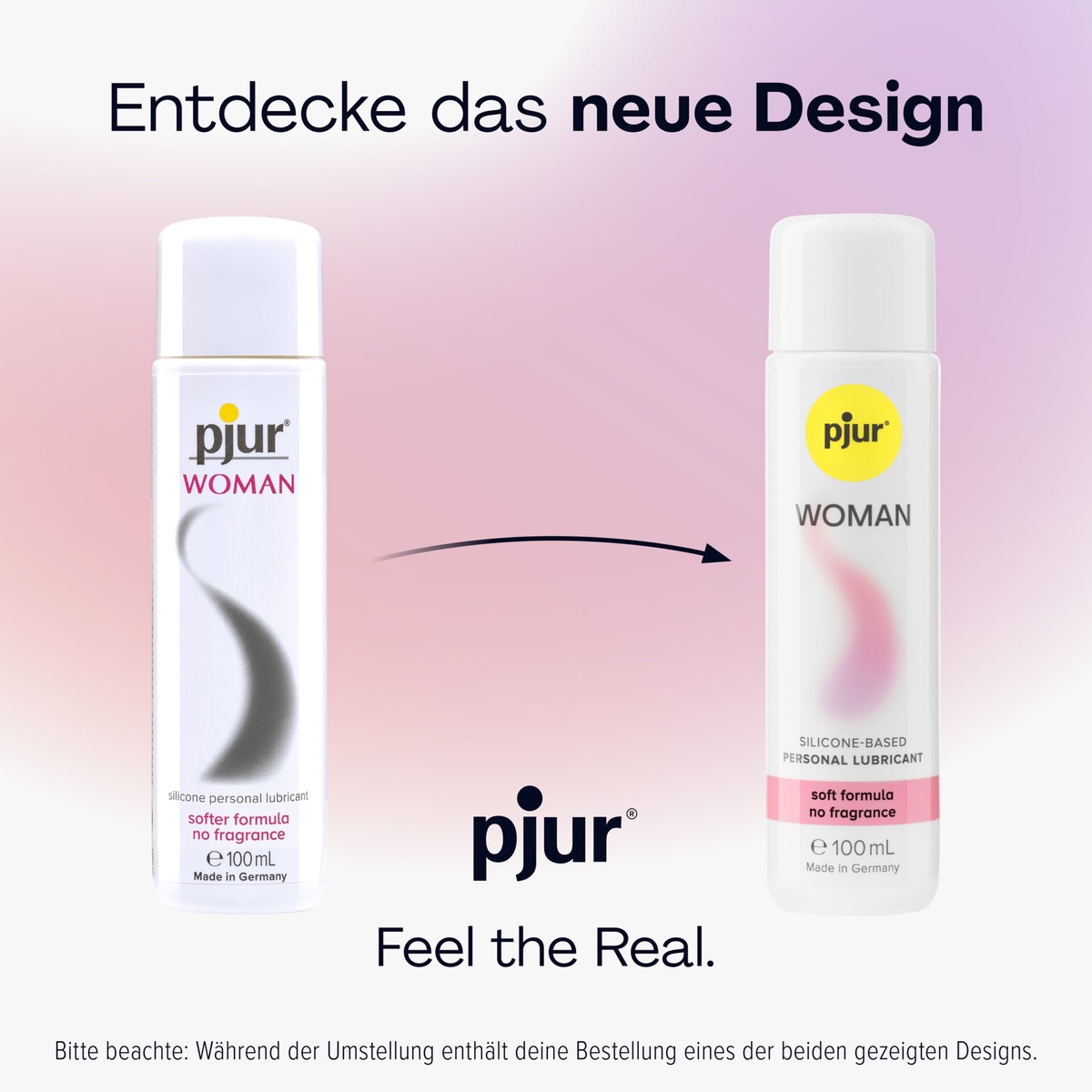PJUR - WOMAN Silikon-Gleitgel I 30-ml Flasche