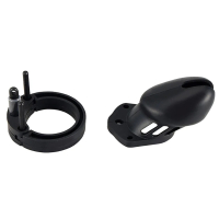 BRUTUS - Soft-Silicone Play-Cage-Set I DENIAL CAGE I schwarz