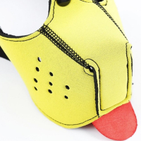 KINKY-PUPPY - Puppy-Play Halbmaske I gelb