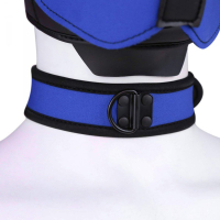 KINKY-PUPPY - Neopren Halsband I blau-schwarz