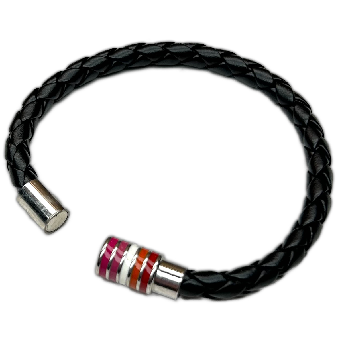 PRIDE - Armband mit Magnetverschluss I Lesbisch I schwarz