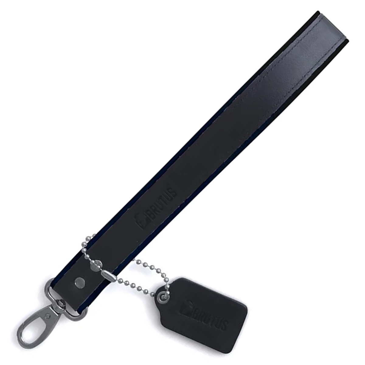 BRUTUS - Leather Puppy-Play Leash I Short I schwarz