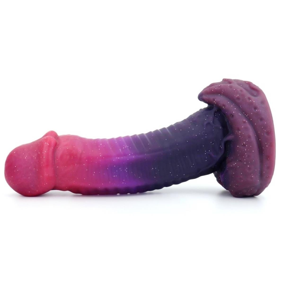 BAD-DEMON I Dildo I Galactic Trost I 18 x 5 cm I Silikon I pink-lila
